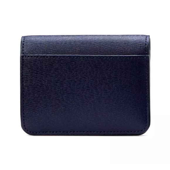 New Disney X Kate Spade New York Lady and the Tramp Small Bifold Wallet Navy - Picture 3 of 3